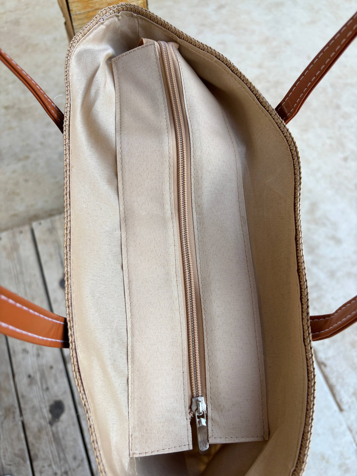 Straw Tote Bag