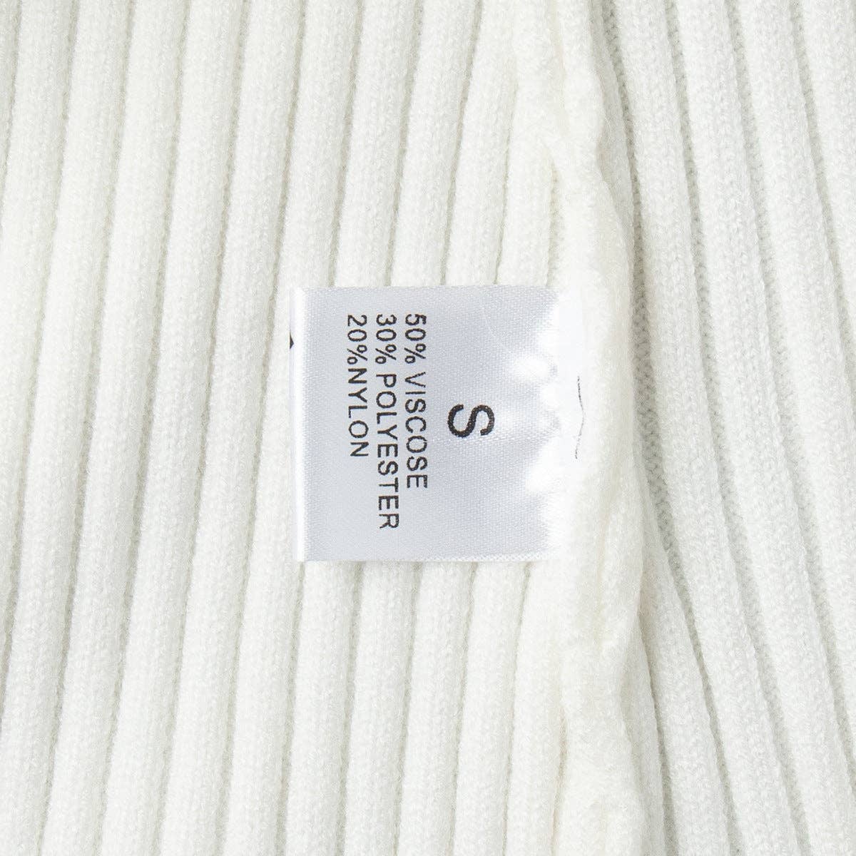 Casual Long Sleeve Cardigan Zipper Knit Jacket for Women: White / S