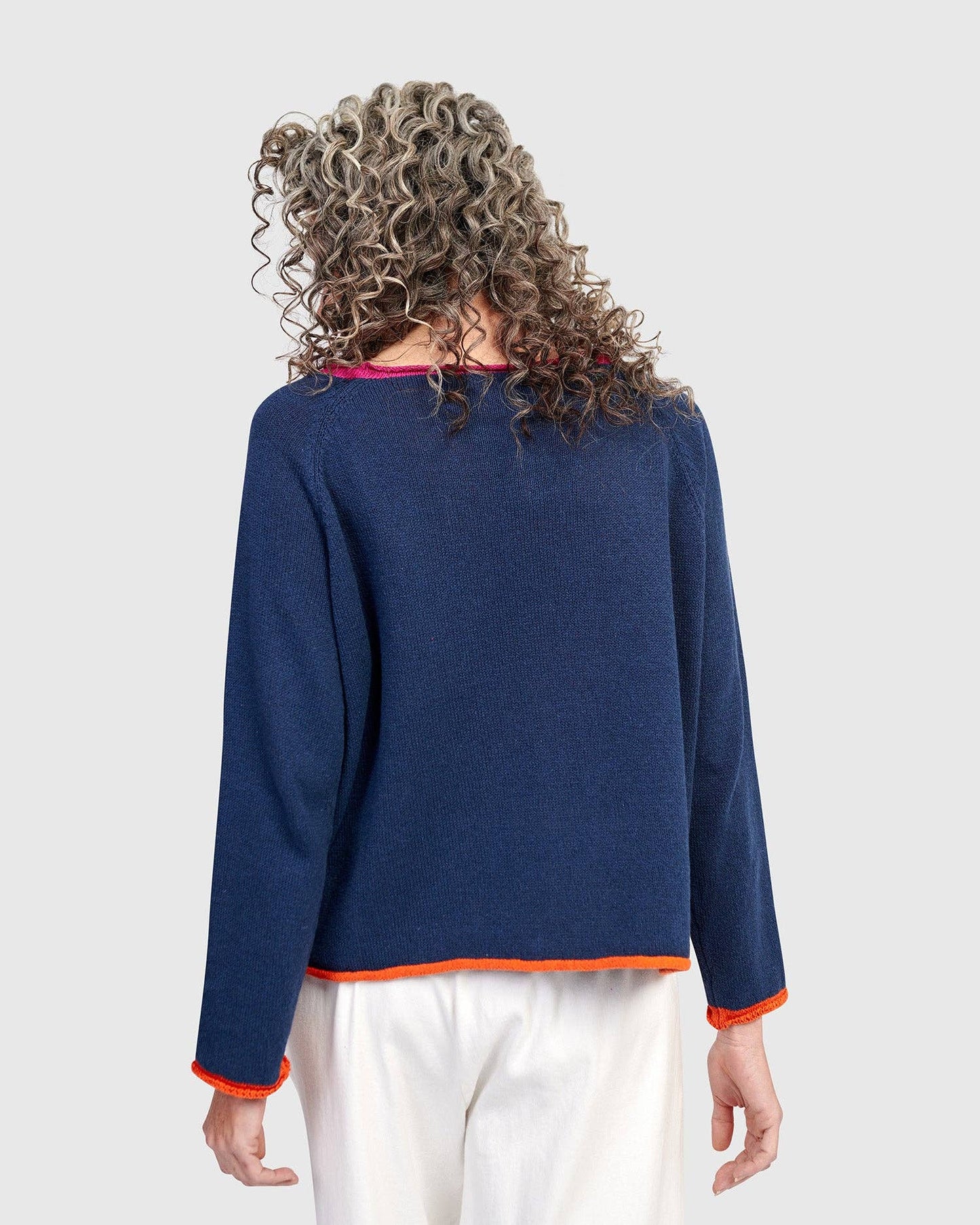 Gigi Sweater, Navy: NAVY / ONE SIZE