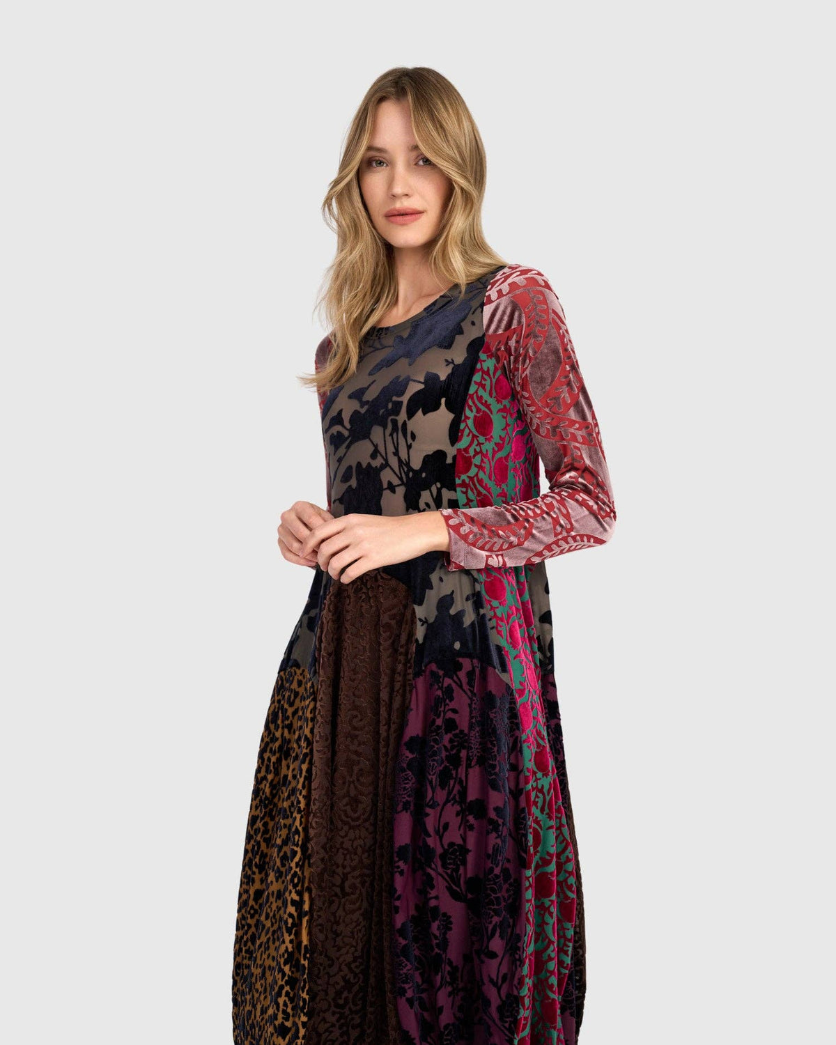 Heirloom Crew Cocoon Dress, Jewel Multi: Regal / 1 (US 6-8)