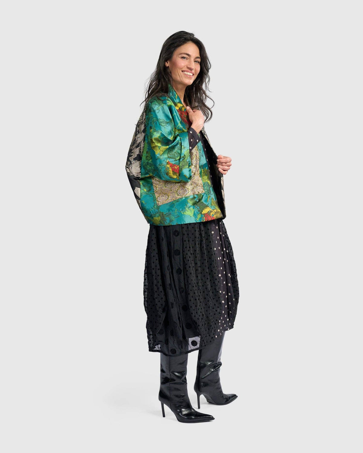 Luster Jacket, Jacquard Mix: Fusion / L (US 14-16)
