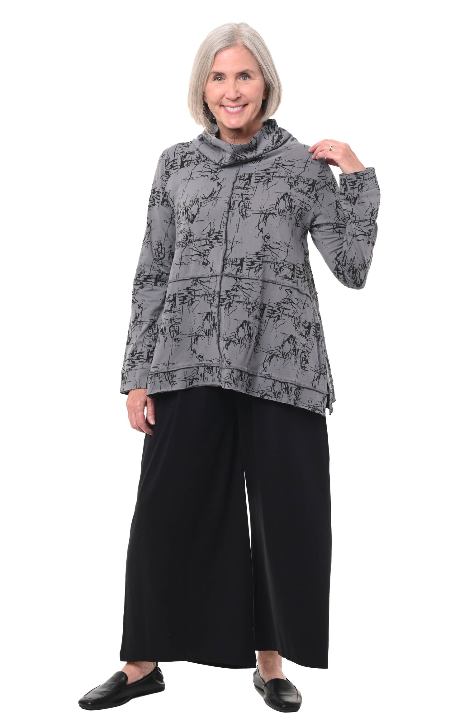 L118 Mazie Pullover in Canyan Etching*: S