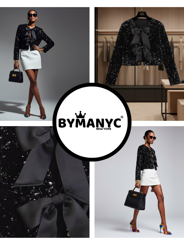 Women's Eco Jacket HUDSON YARDS NYFW New Collection BYMANYC ® New York: Black / XS