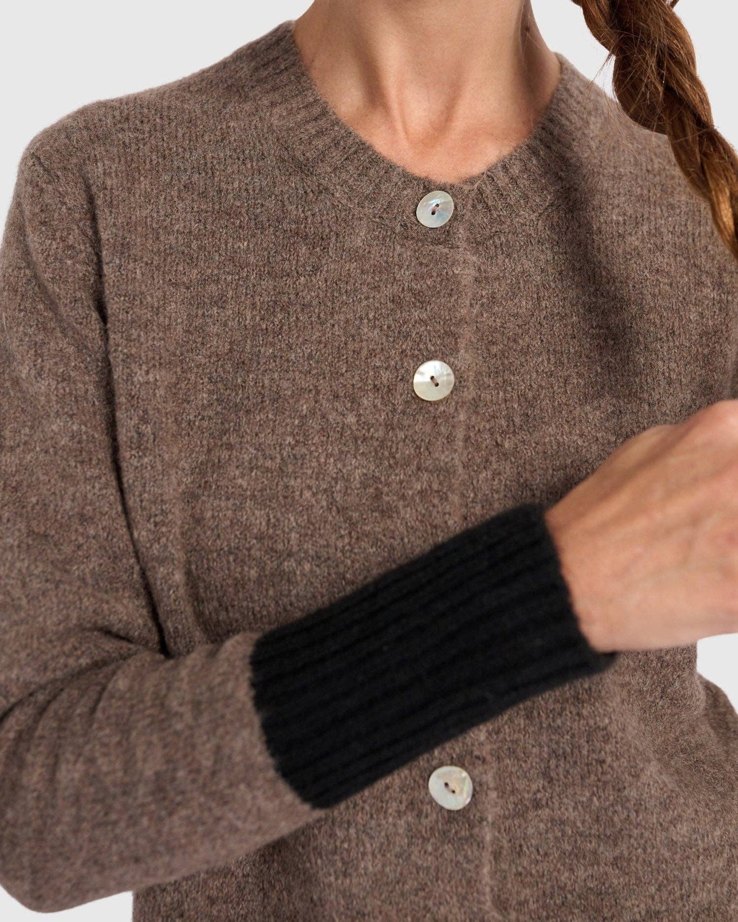 Blackbird Sweater, Hazelnut/Black: MIX / ONE SIZE