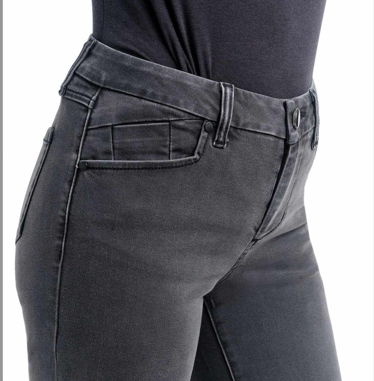 Petite 29" Better Butter Slim Boot Jean in Gray 🩶: 6P/28P