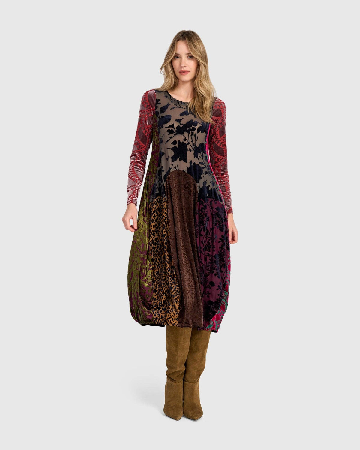 Heirloom Crew Cocoon Dress, Jewel Multi: Regal / 1 (US 6-8)