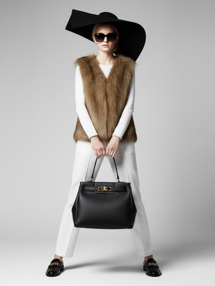 Women's Eco Jacket LOWER EAST NY CITY Collection BYMANYC ® New York: Yellow long hair / M