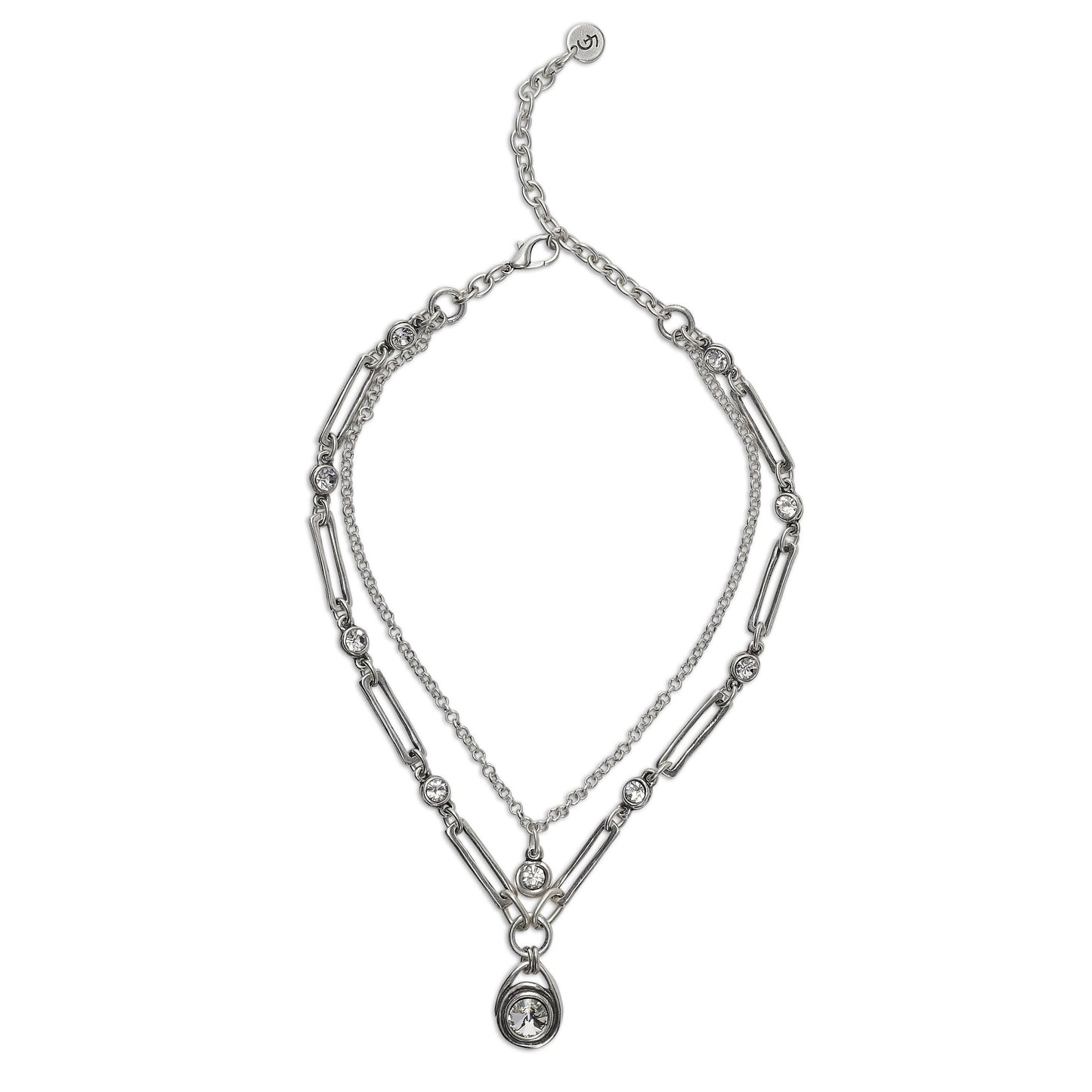 Handmade Pewter Necklace - 3817