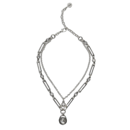Handmade Pewter Necklace - 3817