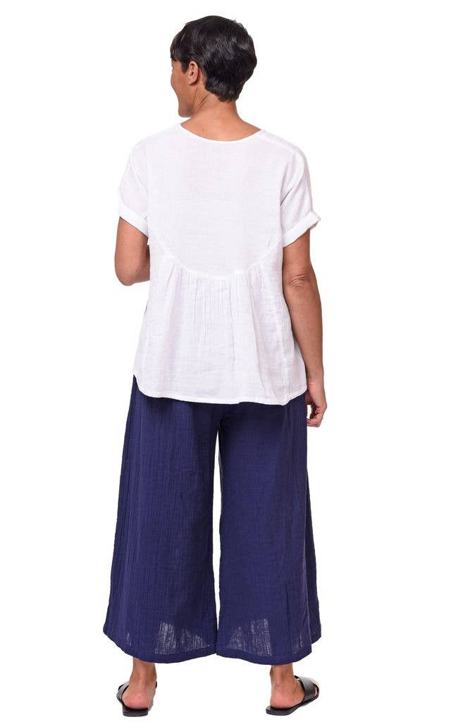 VCG655 Destination Top in White*: XXL