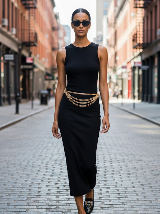 Women's Belts: INWOOD NYFW Collection BYMANYC ® New York: Gold / One Size For All