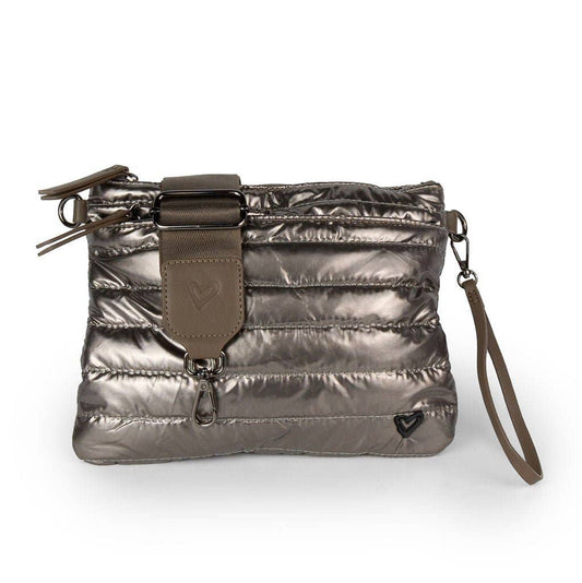 NEW: Delta Puffer Belt/Crossbody Bag - Bronze