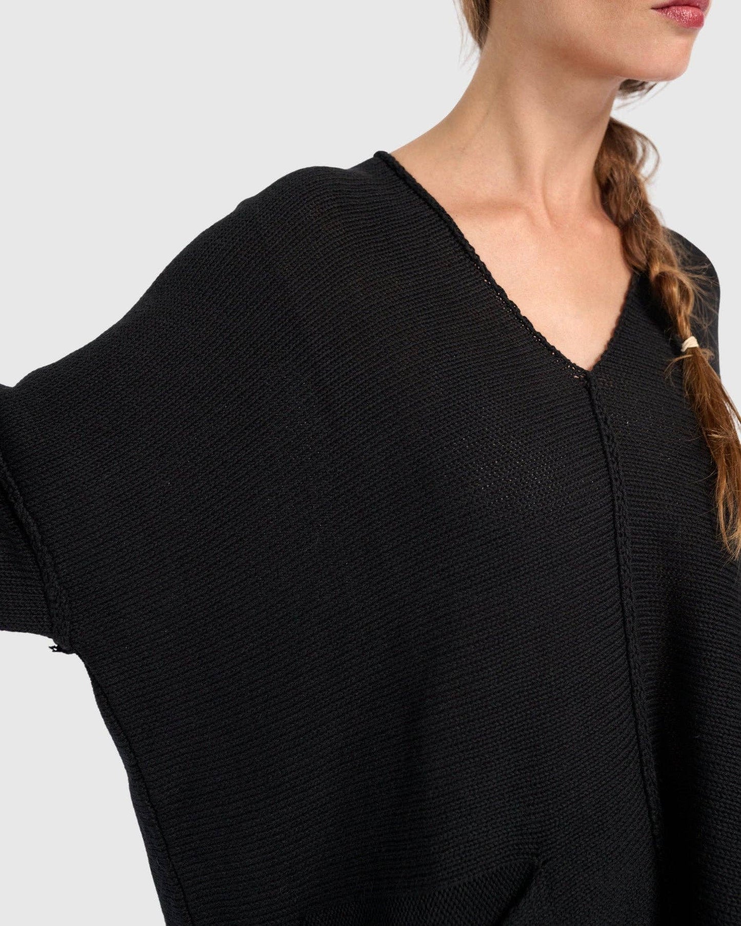 Bliss Slouchy Sweater, Black: BLACK / ONE SIZE