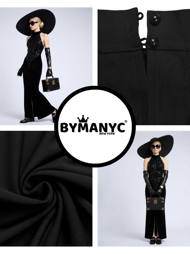 MADISON Women's Black Gown Prêt-à-Porter BYMANYC ® New York: Black / M