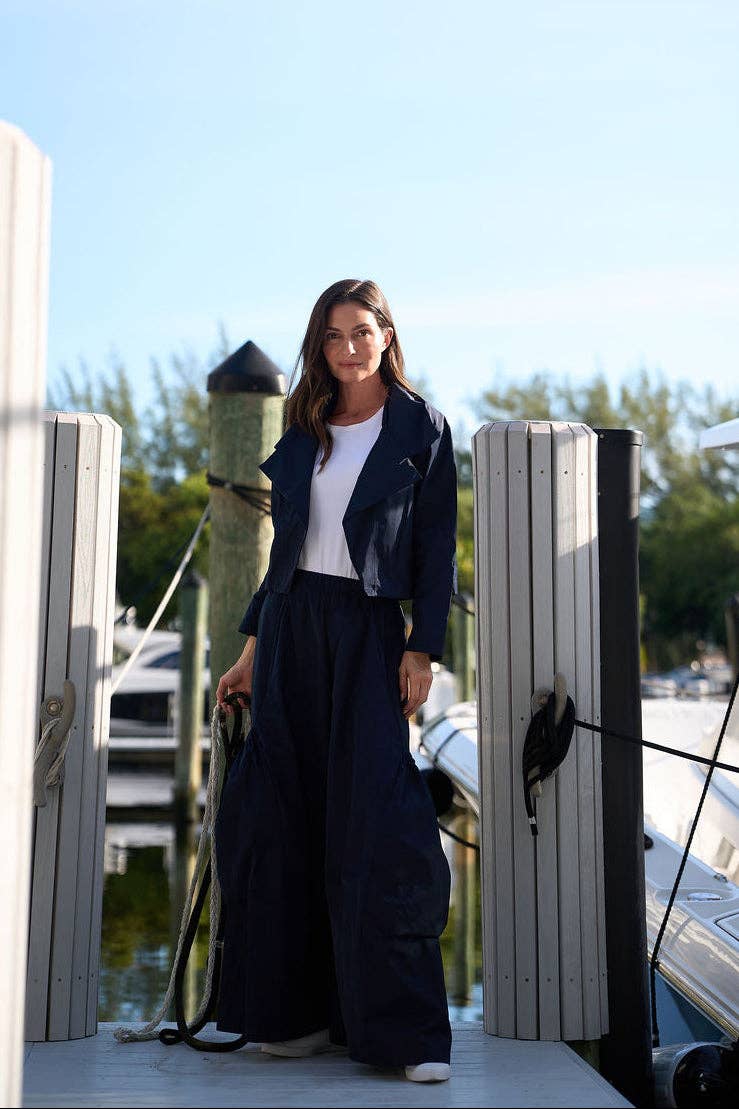 Nylon Big Pocket Pants - Midnight: 2