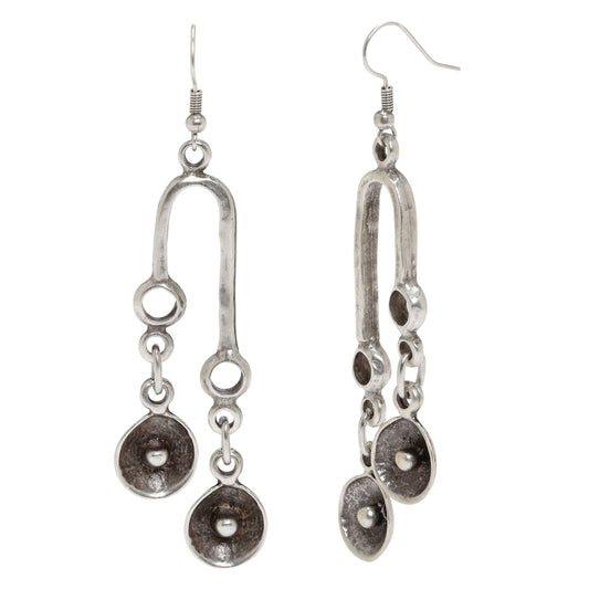 Handmade Pewter Earrings - KU150