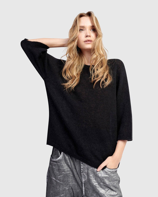 Core Pullover Sweater, Black: BLACK / S (US 8-12)