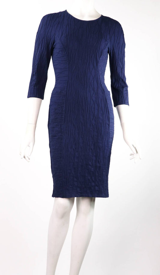 Miranda Long Sleeve Fitted Sheath Dress