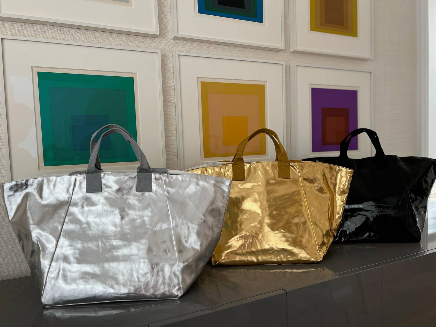 Silver Metallic Chelsea Bag - NEW!