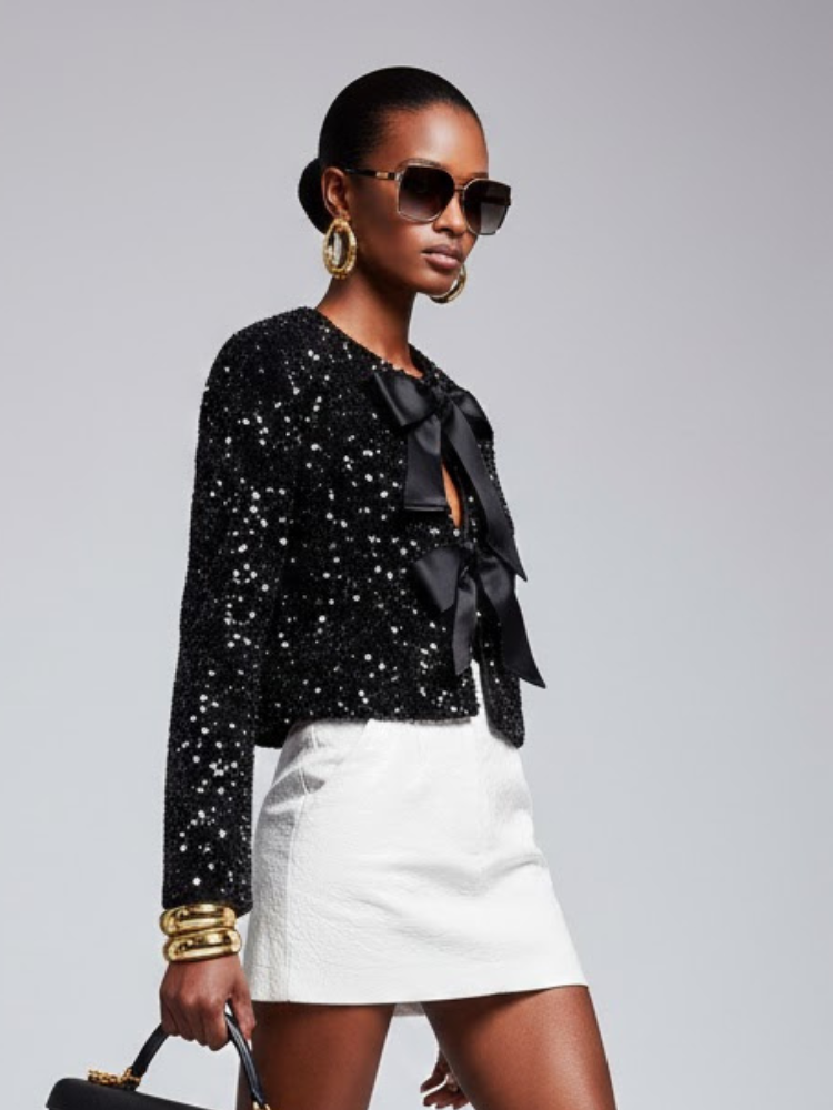 Women's Eco Jacket HUDSON YARDS NYFW New Collection BYMANYC ® New York: Black / XS