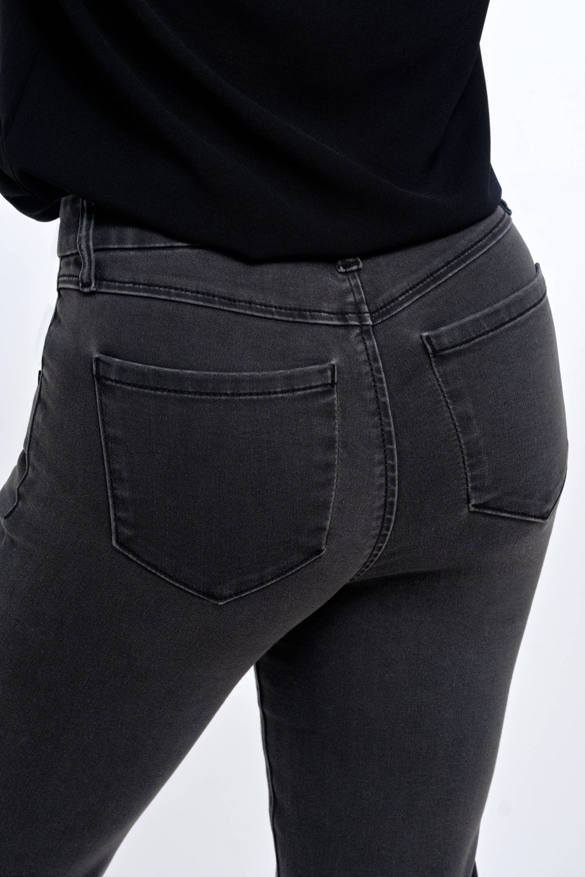 Petite 29" Better Butter Slim Boot Jean in Gray 🩶: 8P/29P