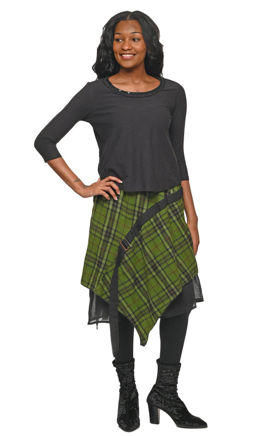 CV1230 Petra Skirt in Belfast Flannel*: XS