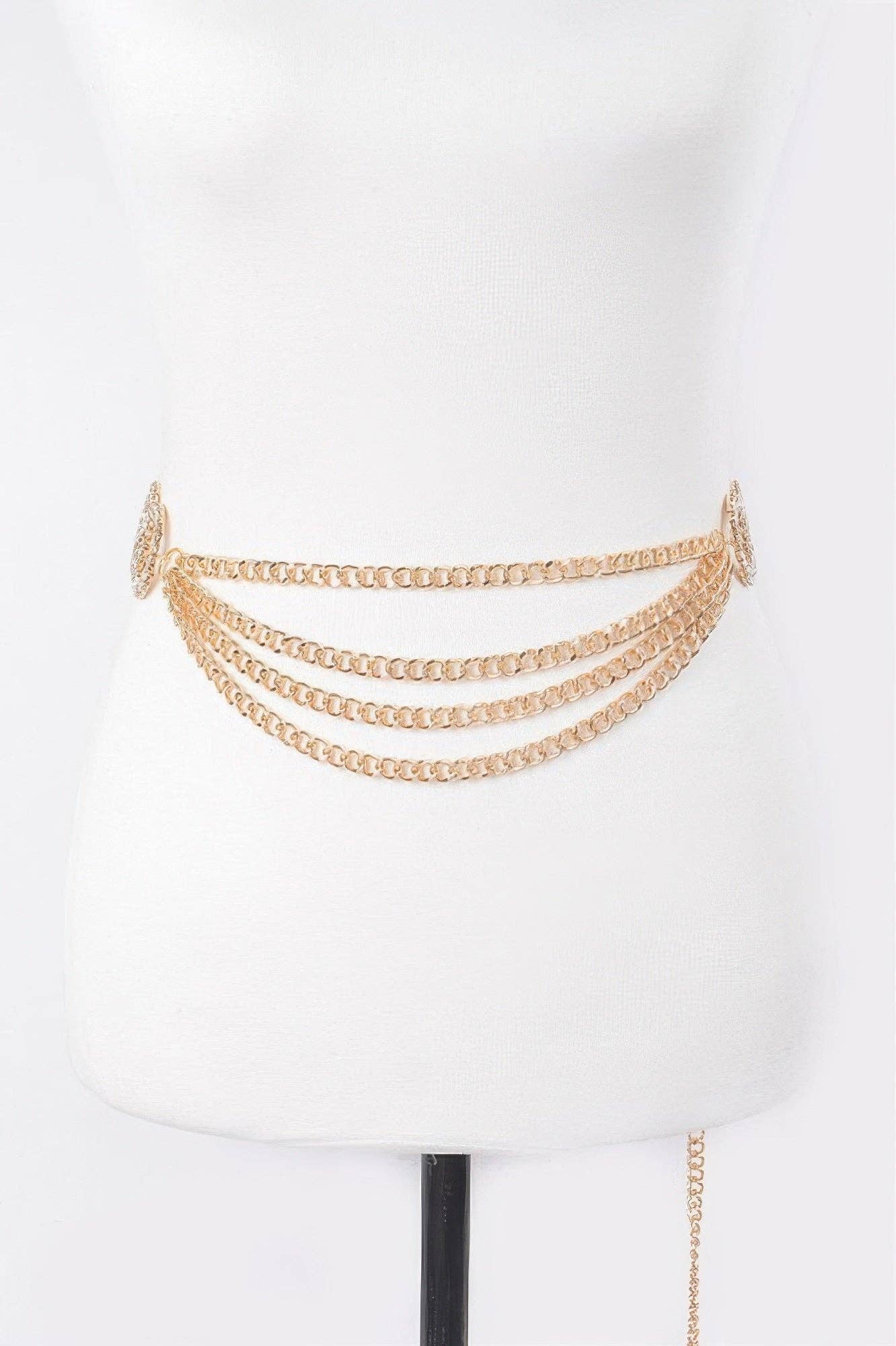 Women's Belts: INWOOD NYFW Collection BYMANYC ® New York: Gold / One Size For All