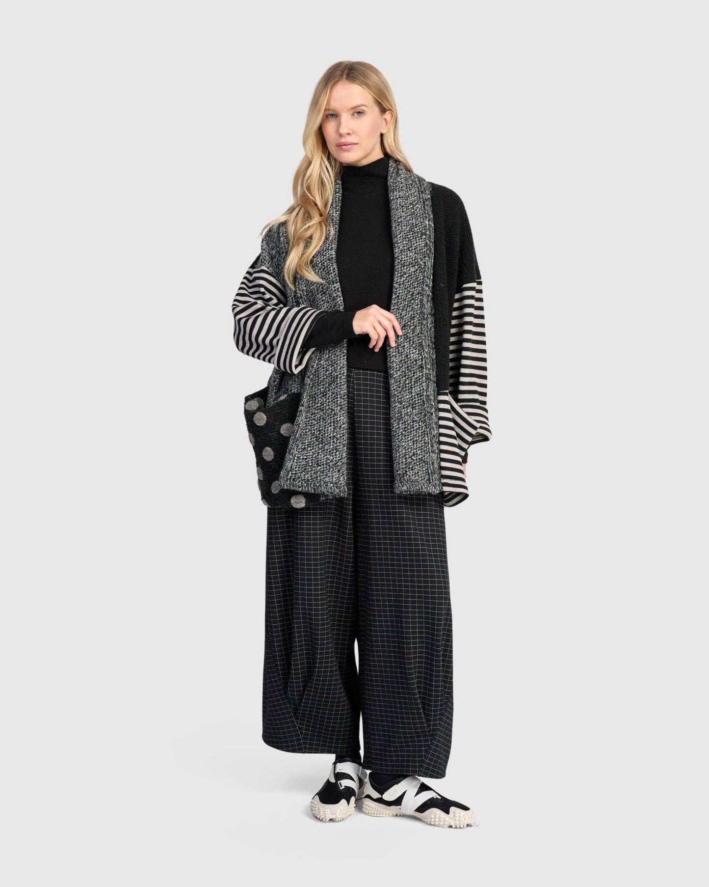 Urban Elsie Cardigan, Storm Mix: Storm / XS (US 6-8)