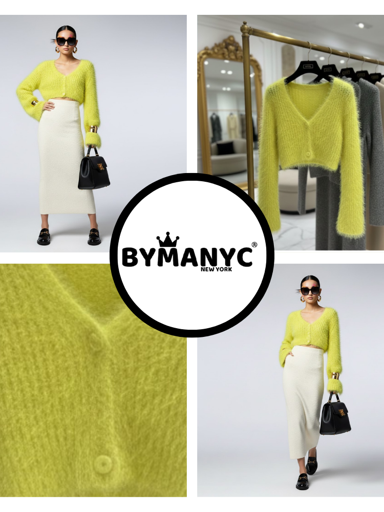 Women's Eco Knitwear LENOX HILL NY CITY Collection BYMANYC ® New York: Yellow / One size
