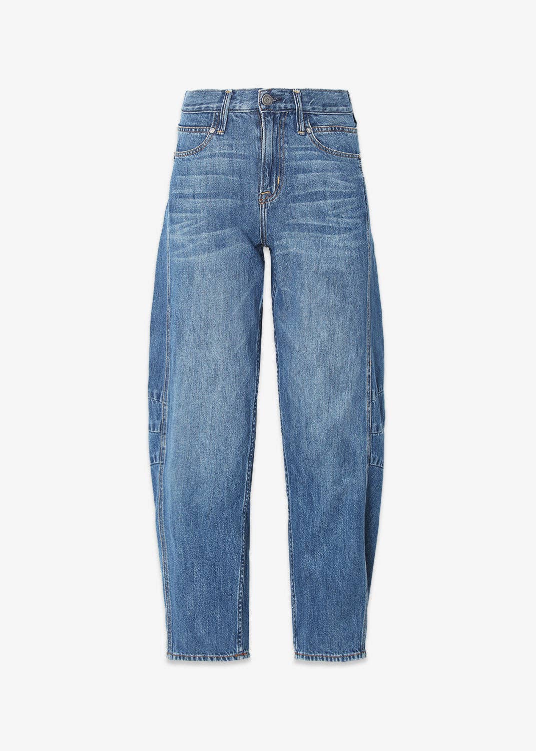 Ava Flutter Slung Fit Jeans - Pomona: Pomona / 24
