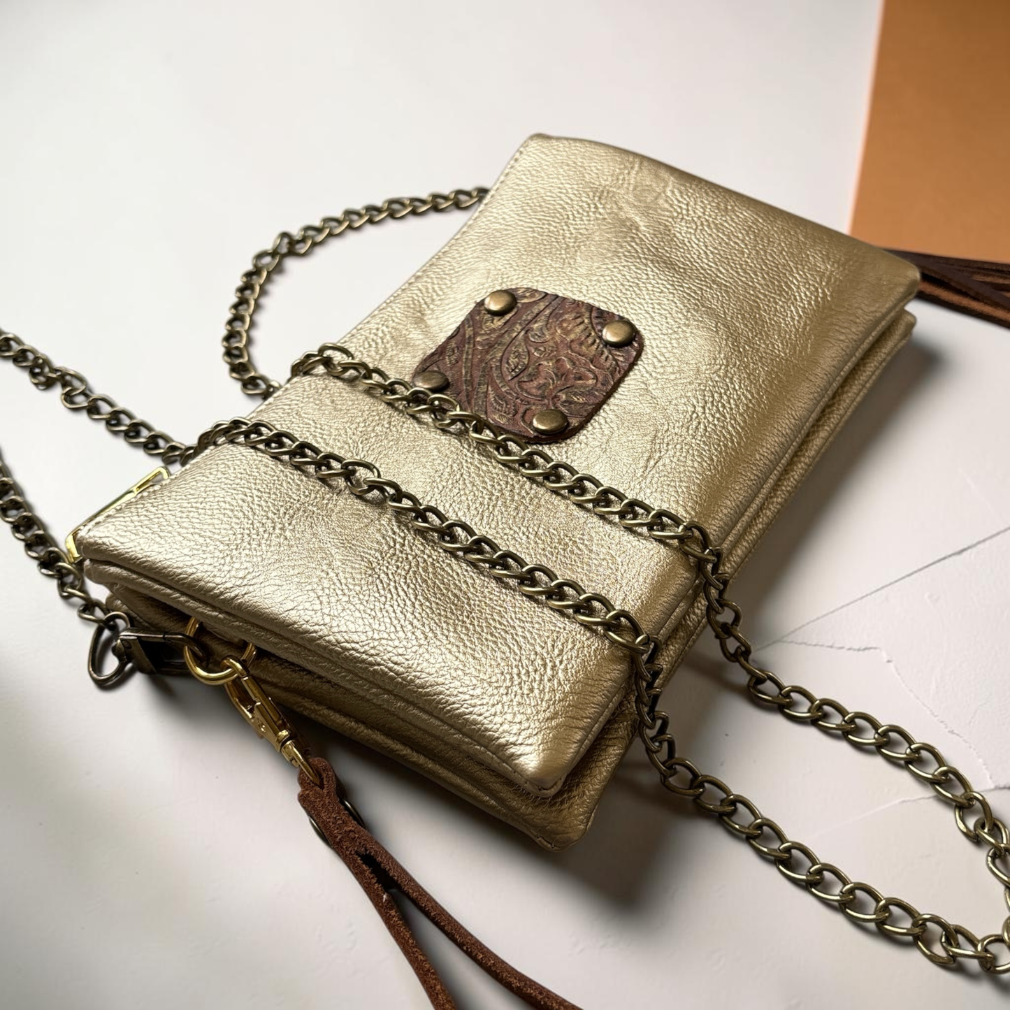 Gold Crossbody