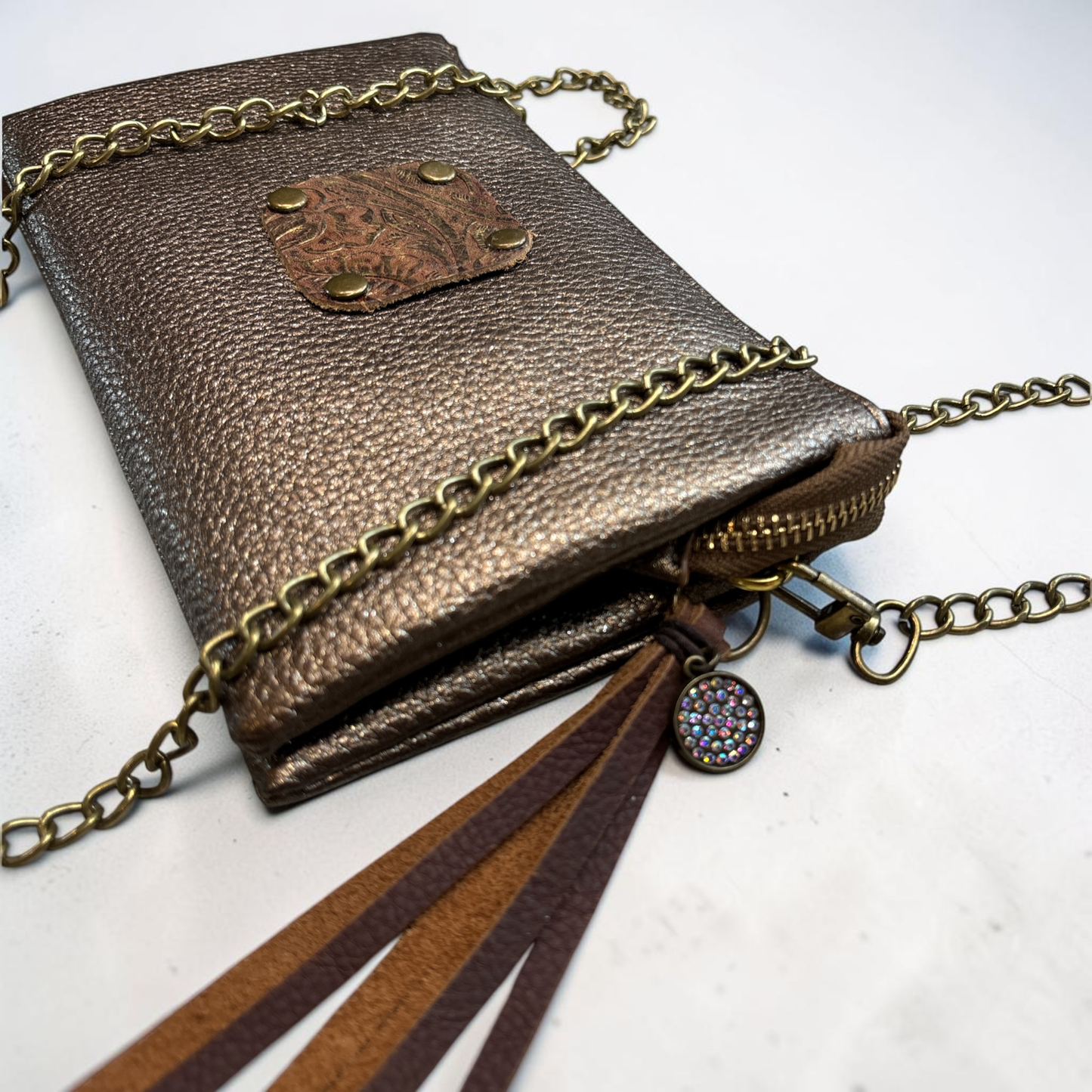 Antique Bronze Crossbody