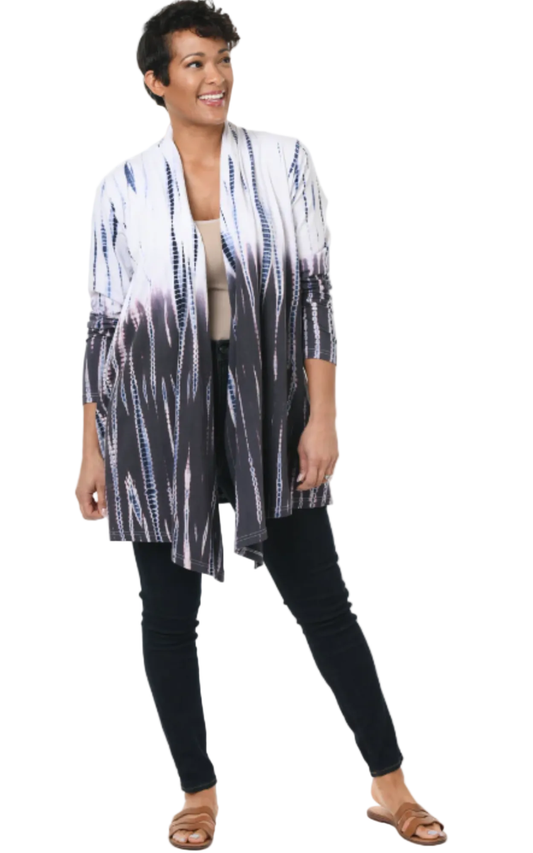 SDM433 Bessie Cardigan in Barbados Blue*: S