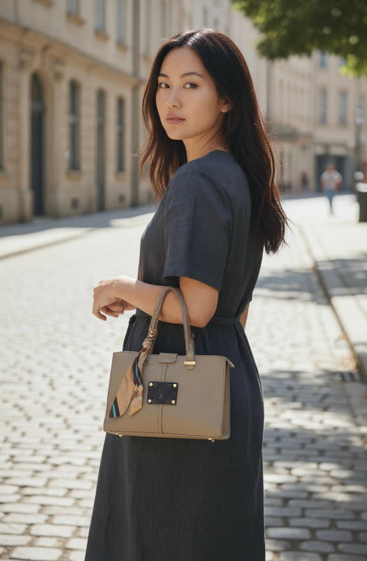 The Fast Hand Minimal Satchel in Taupe