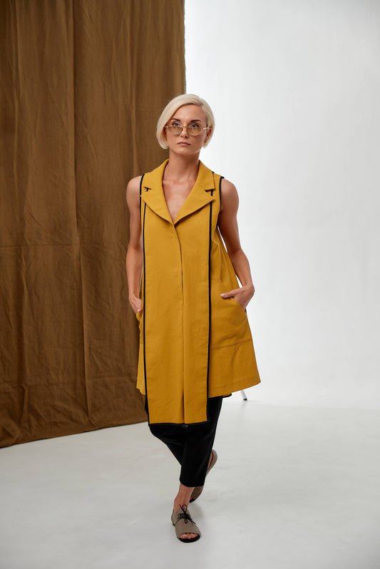 SS22024 Vest : Mustard / 3