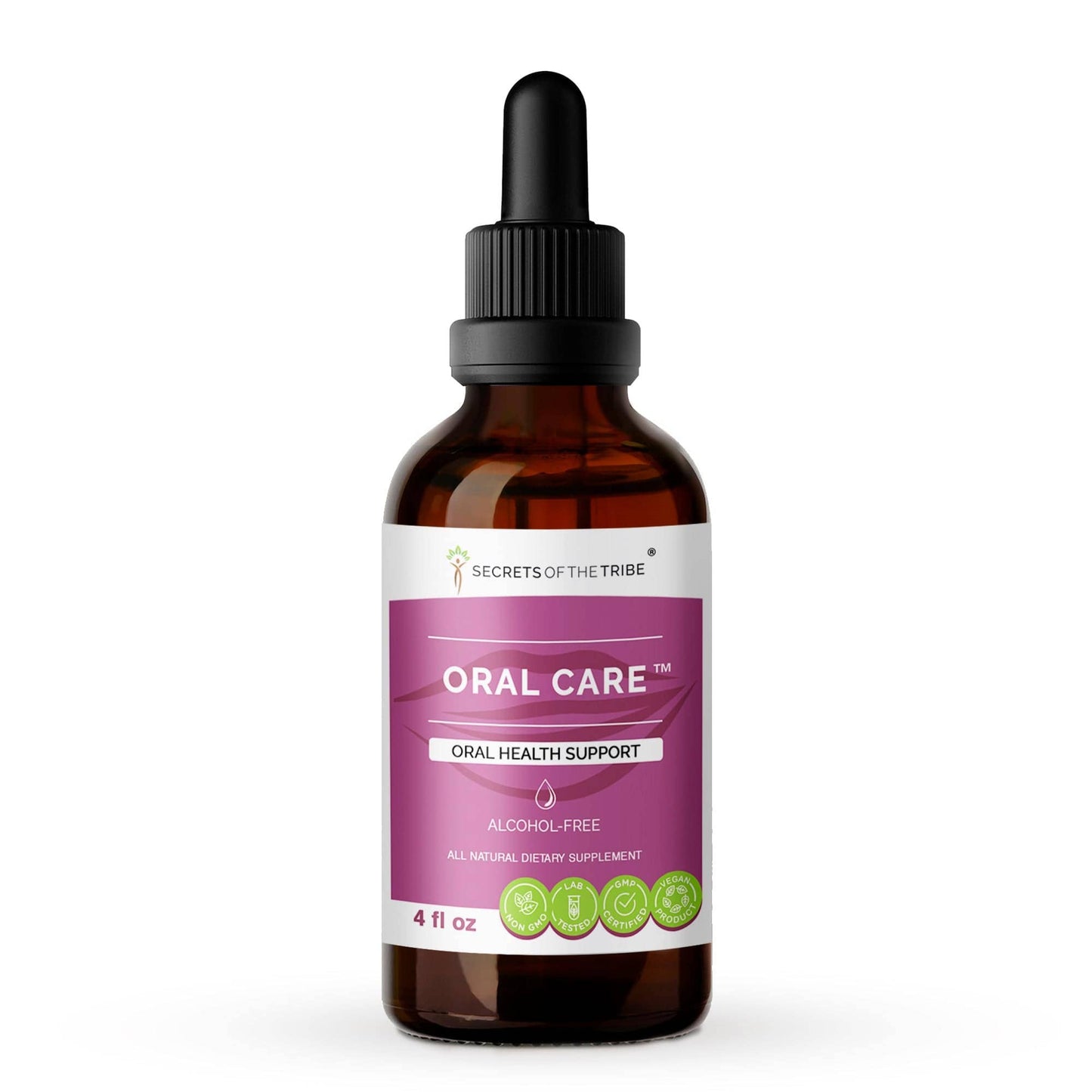 Oral Care. Oral Health Support: 2 FL OZ / Alcohol-FREE