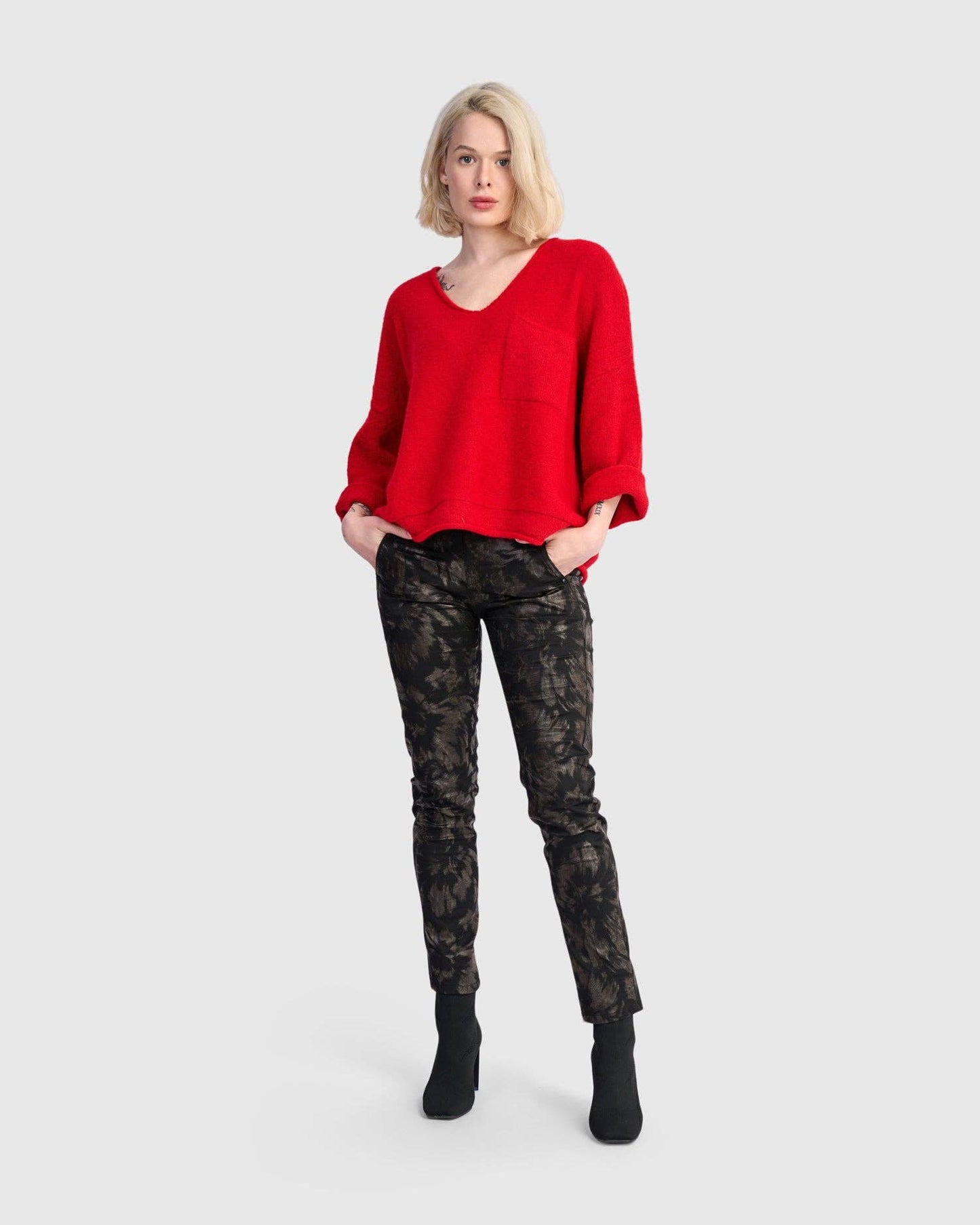 Basis Pullover Sweater, Red: Red / M (US 12-14)