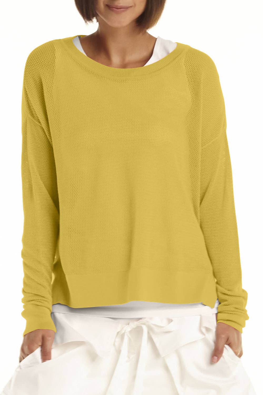 Pima Cotton Mini Seed Stitch - Chartreuse: Chartreuse