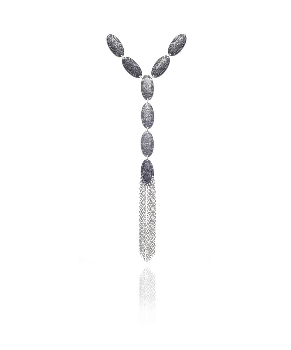 Silver Plated Bohemian Design Necklace
