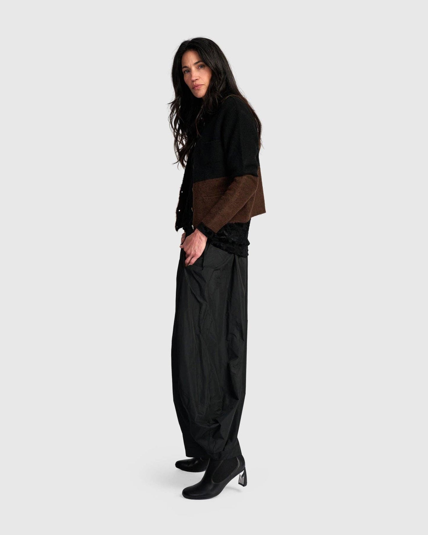 Maeve Cardigan, Black/Choco: MIX / S (US 8-12)