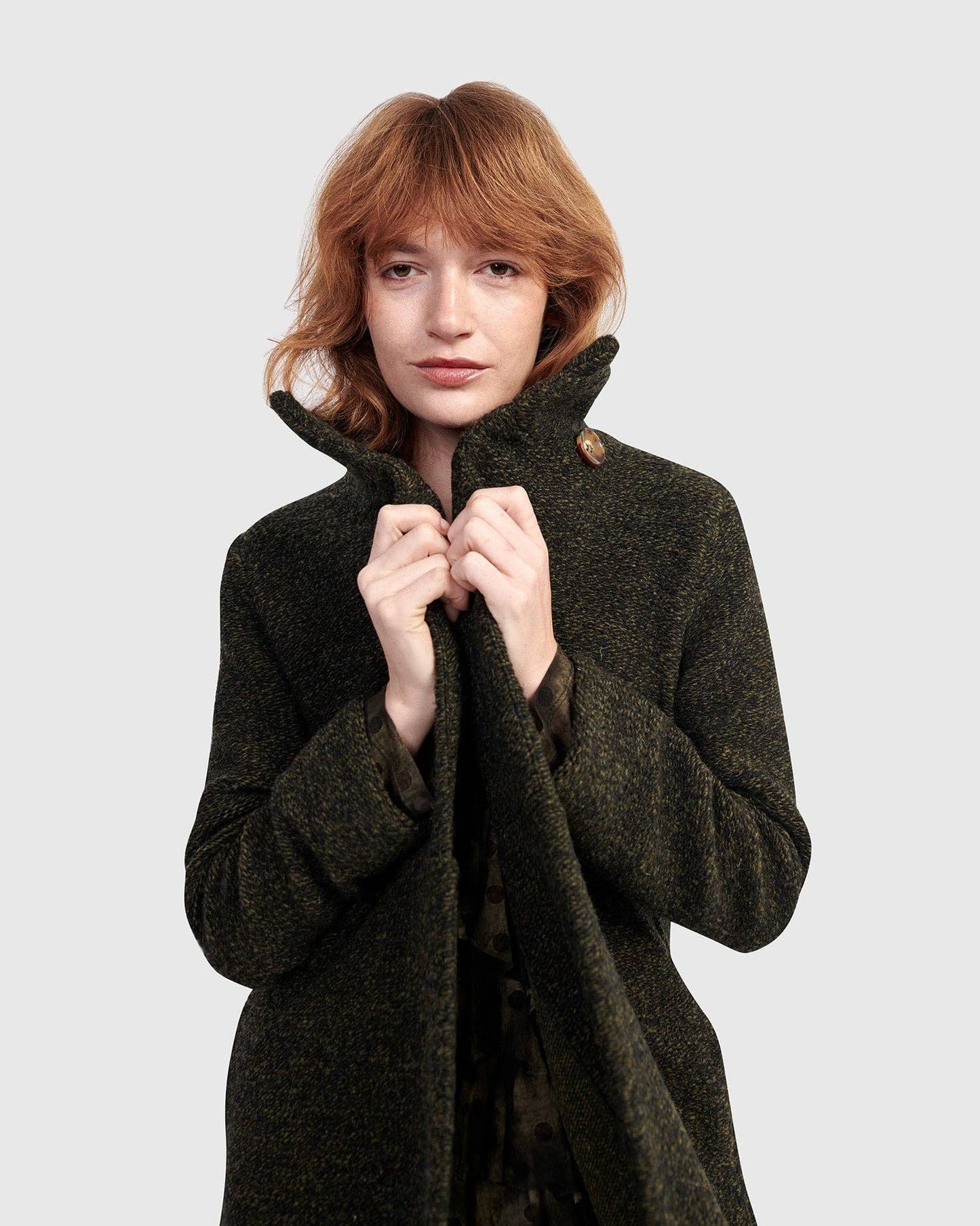 Urban Tash Long Coat, Khaki: Khaki / 3 (US 10-12)
