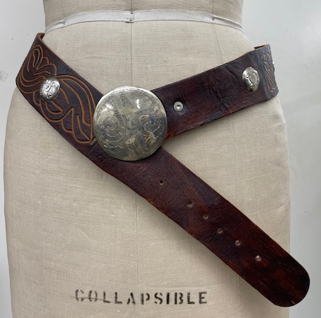 Leather belt B4203