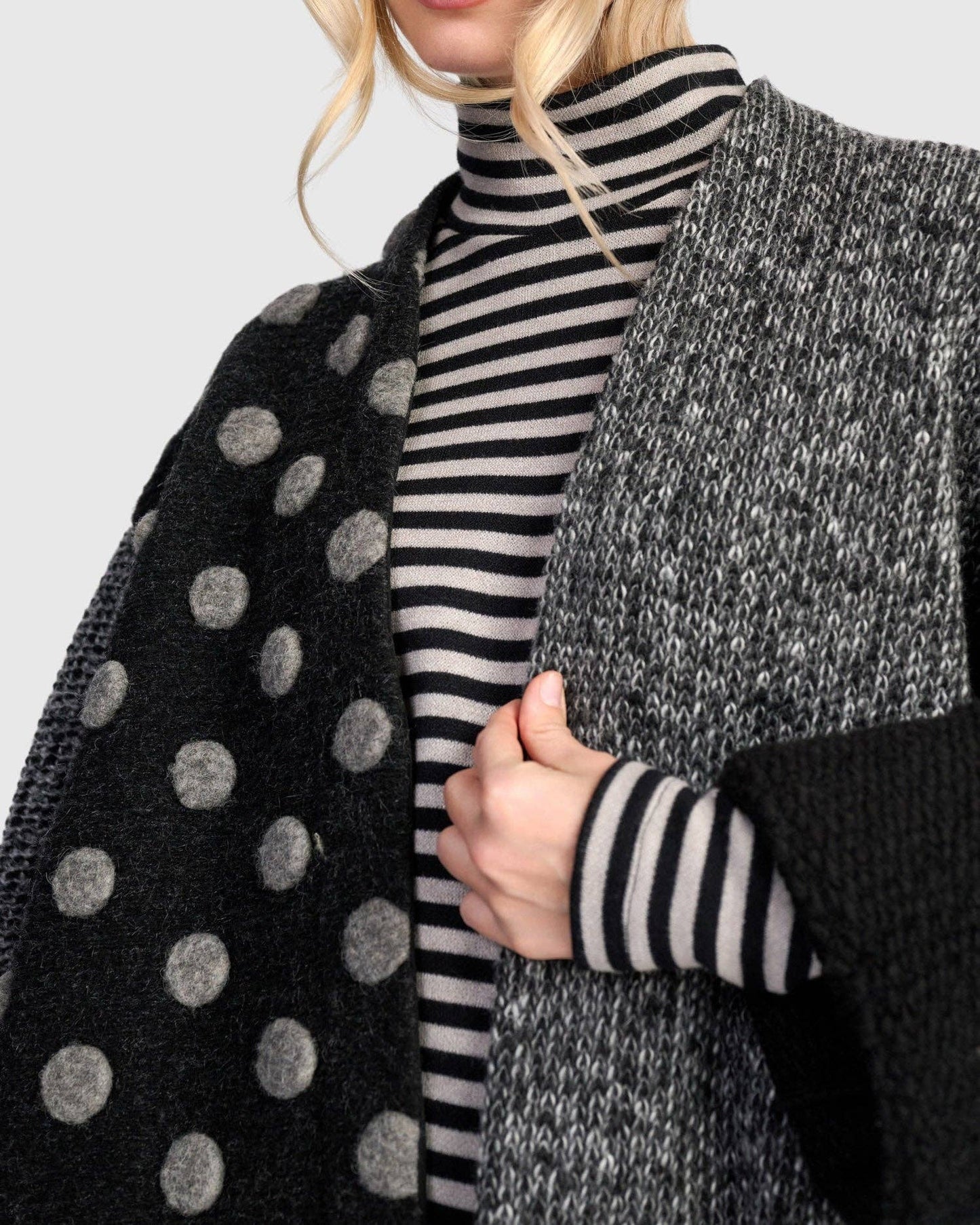 Urban Maggie Cardigan, Grey Mix: Dottie / S (US 8-12)