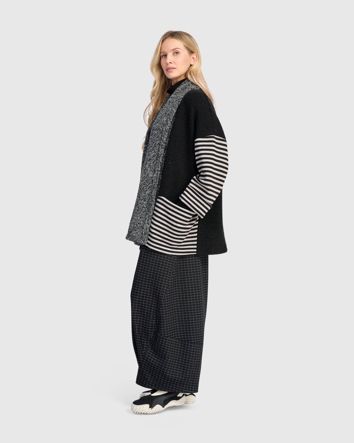 Urban Elsie Cardigan, Storm Mix: Storm / XS (US 6-8)