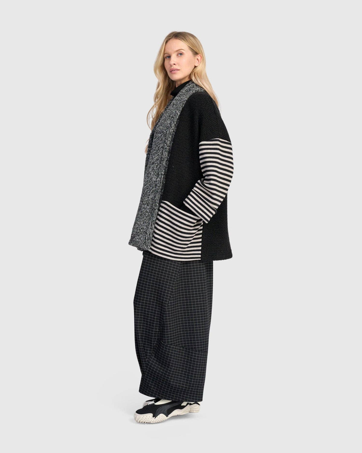 Urban Elsie Cardigan, Storm Mix: Storm / M (US 12-14)