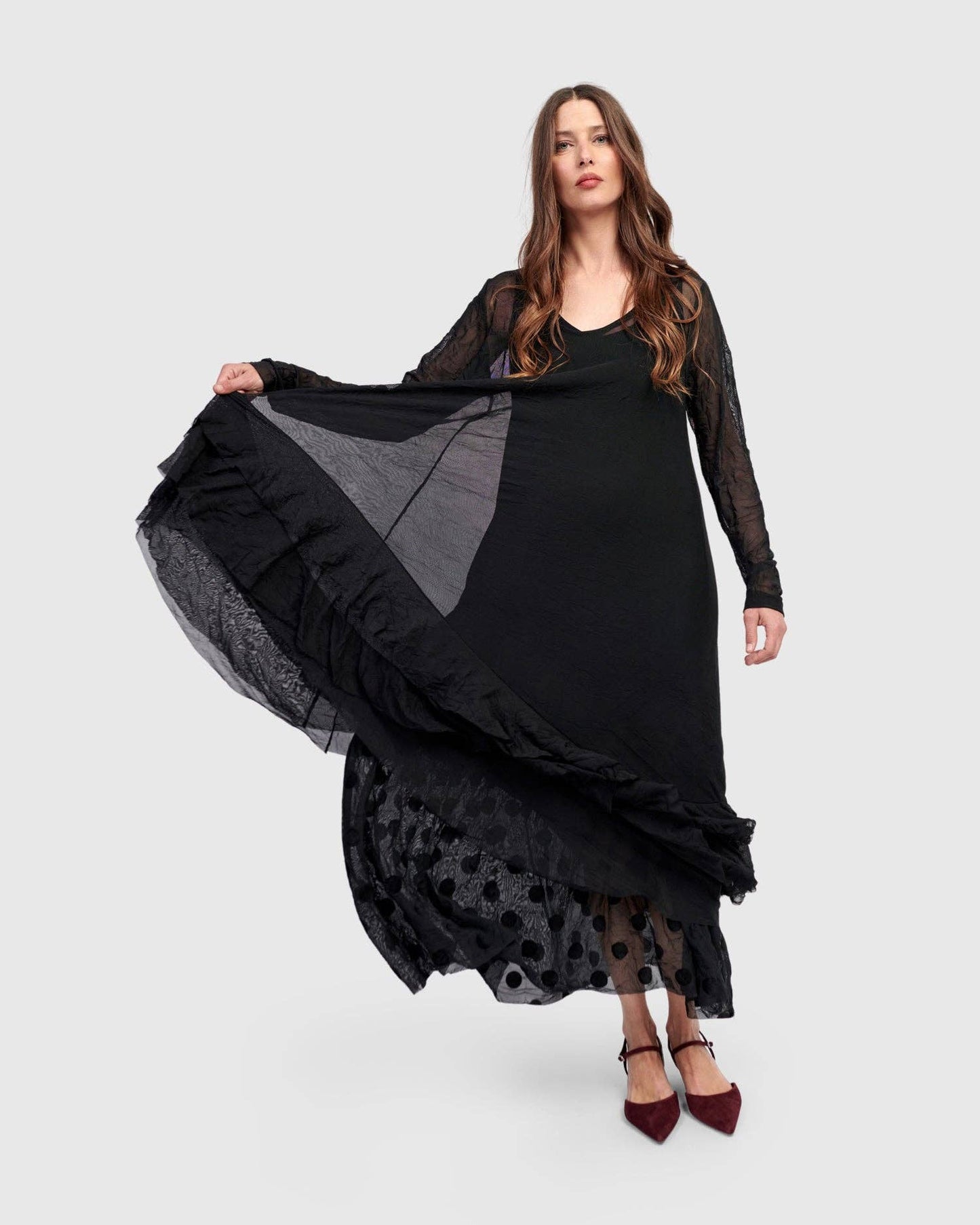 Joanie Maxi Skirt, Black: BLACK / 1 (US 6-8)