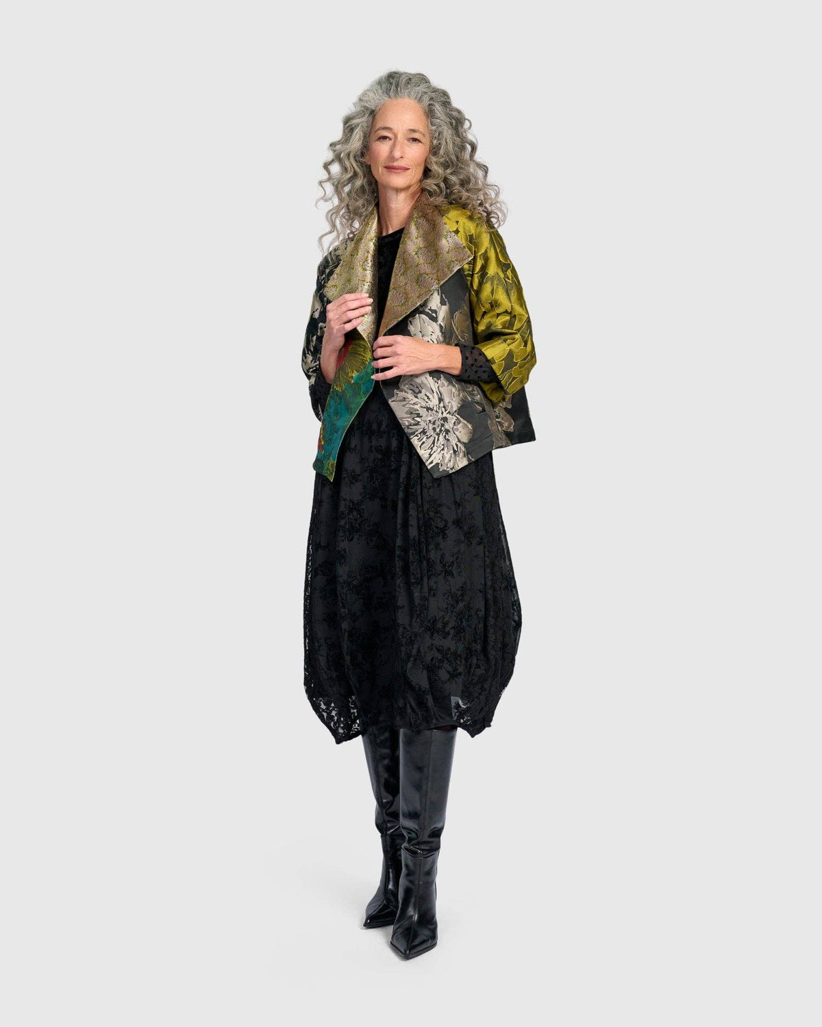 Gilded Cocktail Jacket, Jacquard Mix: Fusion / S (US 8-12)