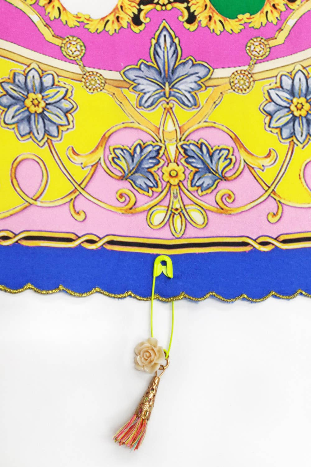 Little Havana Bandana: Pink/Yellow Combo / One Size
