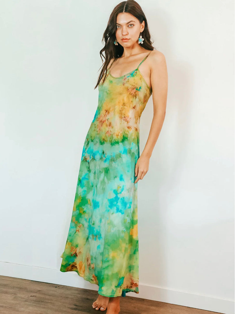 Bias Cut Mermaid Maxi - Haley Solar