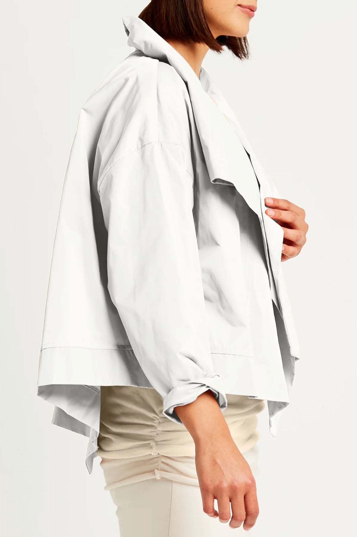 Cropped Asymmetrical Jacket - PLANET